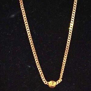 Vince Camuto Spike  Gold Tone Link Chain Statement Chic Bib Necklace